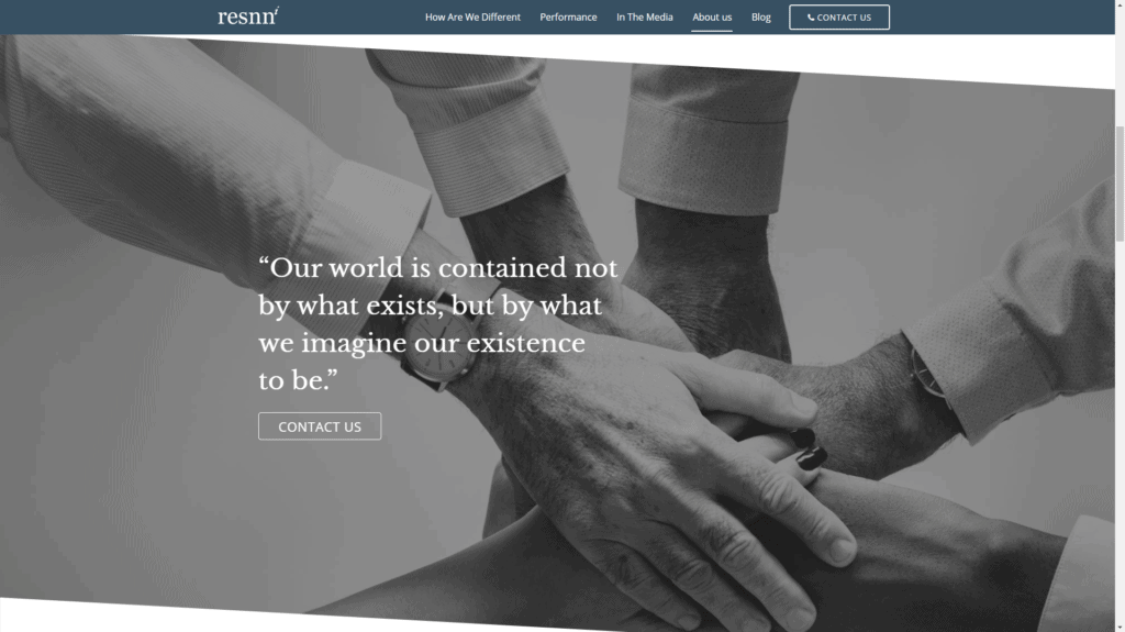 RESNN Investments – Corporate Website Design