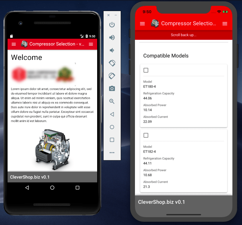 Realtime database ensures all clients are up to date