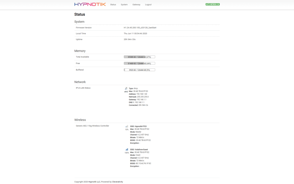 OpenWRT’s LUCI Interface Customization Status Screen