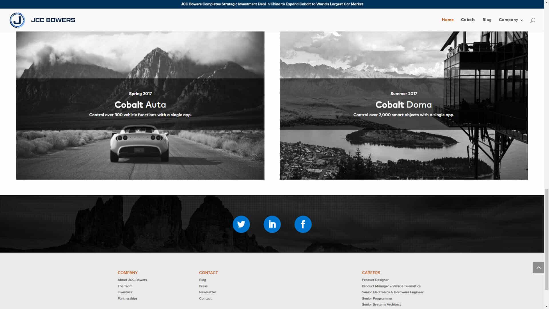 JCC Bowers – Corporate Website Design