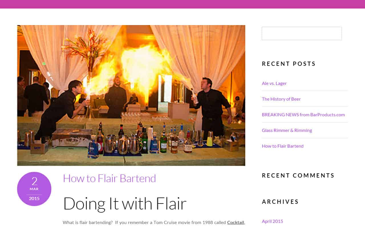 bartending school today blog